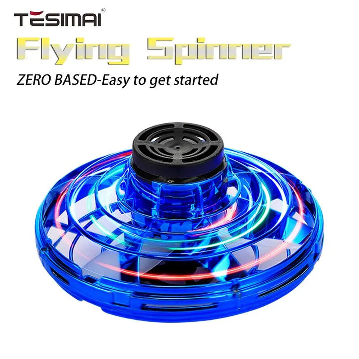 Mini Flying Spinner Luminous UFO Drone Hand